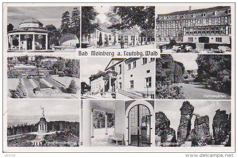 AK Bad Meinberg Am Teutoburger Wald - Mehrbildkarte - 1954 (15548) - Bad Meinberg