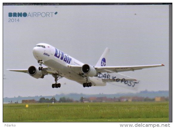 Boeing 767-200 VP-BAB Aircraft UTAIR AIRLINES B 767 Avion Aviation B767 Airplane B-767 Luft UT AIR - 1946-....: Era Moderna