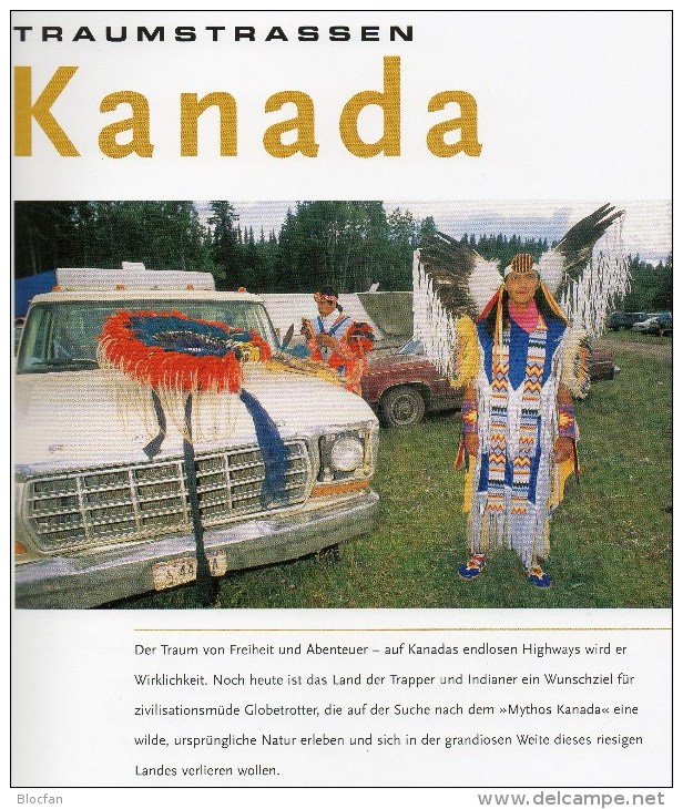 Bildband Traumstraßen Kanada 2011 Antiquarisch 24€ Reise-Informationen Indianer Berge Tiere Wasser Book Of Nature Canada - Animales