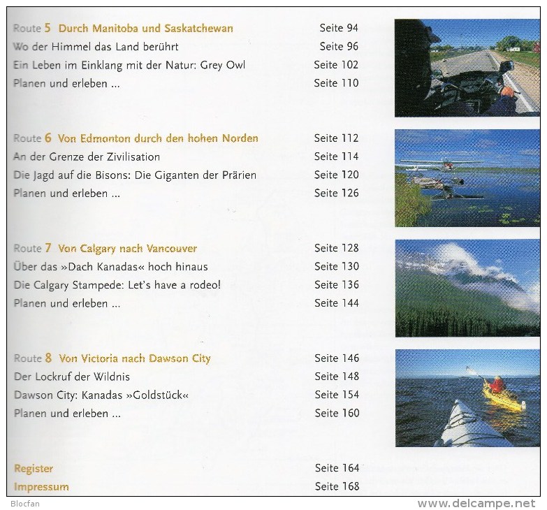 Bildband Traumstraßen Kanada 2011 Antiquarisch 24€ Reise-Informationen Indianer Berge Tiere Wasser Book Of Nature Canada - Animaux
