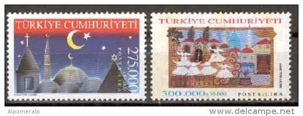 TURKEY 2000 (**) - Mi. 3218-19, Faith Tourism - Unused Stamps