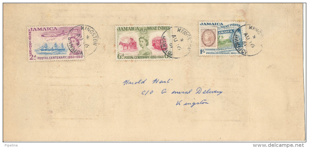 Jamaica Cover Kingston 16-8-1961 - Jamaica (...-1961)