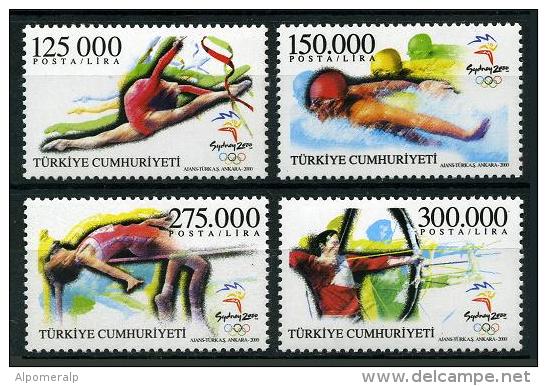 TURKEY 2000 (**) - Mi. 3240-43, Sydney Olympic Games - Neufs