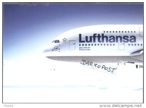 Airbus A 380 Aerei LUFTHANSA AIRLINES Aviation A.380 Aiplane A 380 LUFTHANSA L - 1946-....: Modern Era