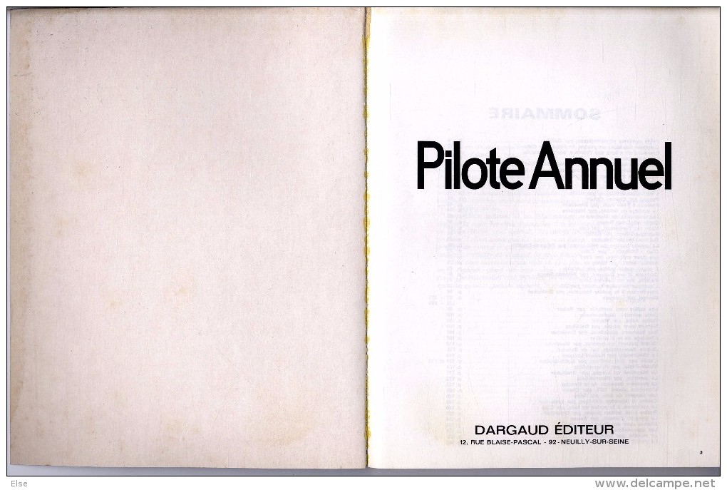 PILOTE ANNUEL  NOV 1971  -  164 PAGES - Pilote