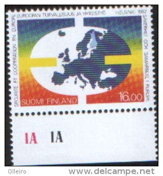 Finlandia - Finland 1992  Conferenza Sulla Sicurezza E Collaborazione Europea A Helsinki 1v Complete Set ** MNH - Unused Stamps