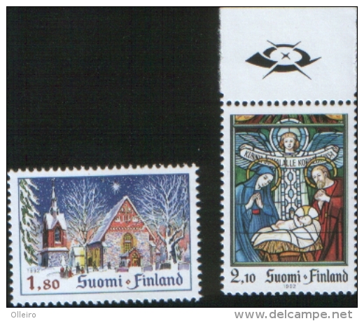 Finlandia - Finland 1992 Christmas Noel Weihnachten Natale 2v Complete Set ** MNH - Nuovi