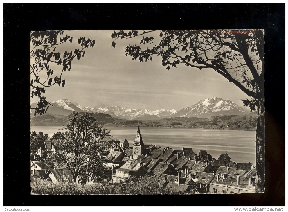 ZUG ALT STADT ( ZG ZOUG ) Vom Guggi Aus Mit Risch Zugersee Berner Alpen & Pilatus  1961 - Risch-Rotkreuz