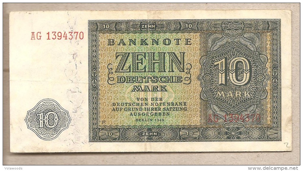 Germania - Banconota Circolata Da 10 Marchi - 1948 - 10 Mark