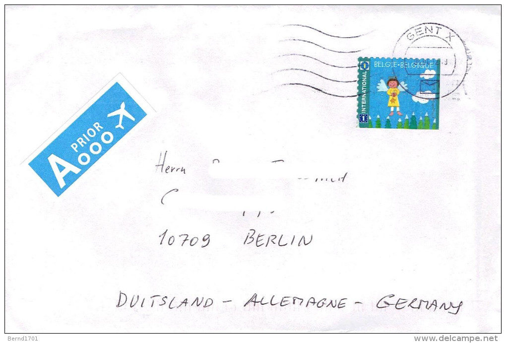 Belgien / Belgium - Umschlag Echt Gelaufen / Cover Used  (458) - Briefe U. Dokumente