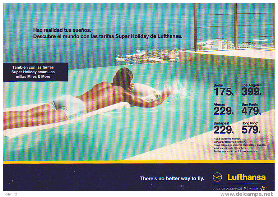 LUFTHANSA. "Haz Realidad Tus Sueños" (Advertising, In Spanish, 2002) - Otros & Sin Clasificación