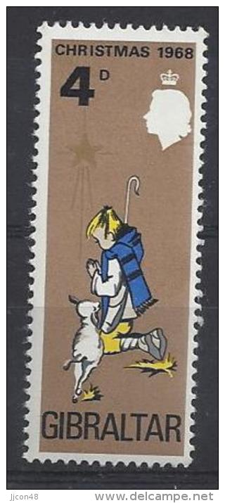 Gibralter 1968  Weihnachten   (**) MNH  Mi.219 - Gibilterra