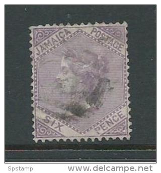 Jamaica 1870 QV 6d  Lilac  Fine Used - Jamaica (1962-...)