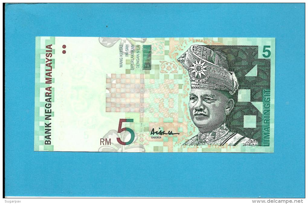 MALAYSIA - 5 RINGGIT -  ND (1999 ) - P 41.a - Sign. Ali Abu Hassan - King T. A. Rahman - Malesia