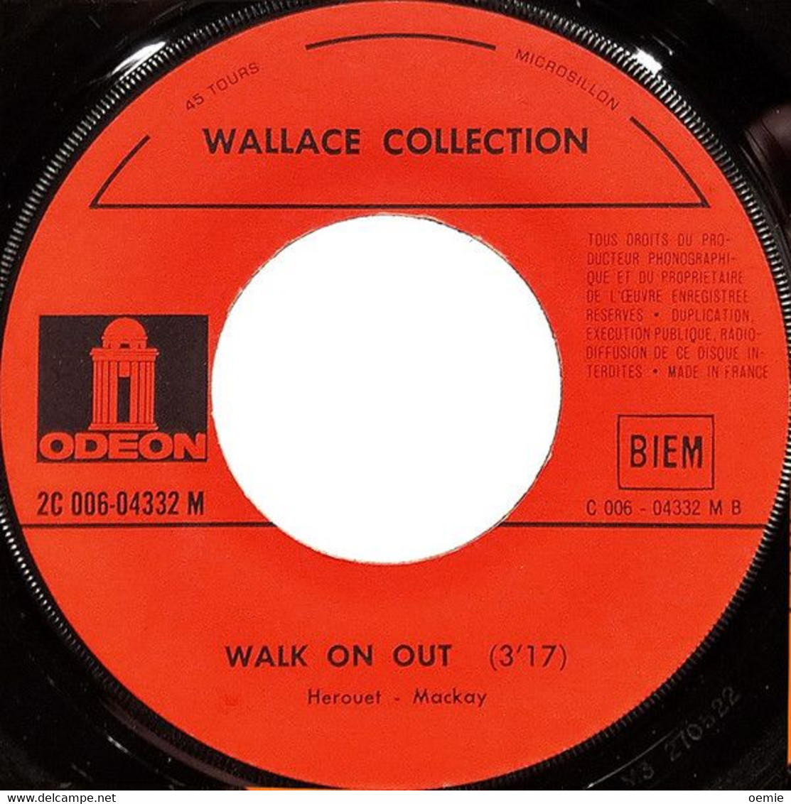 WALLACE COLLECTION ° WALK ON OUT SERENADE - Rock