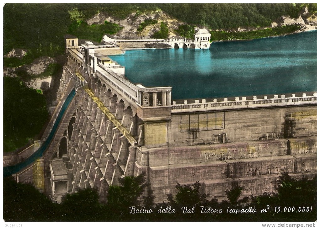 Y-BACINO DELLA VAL TIDONE(CAPACITA -13.000.000) - Châteaux D'eau & éoliennes