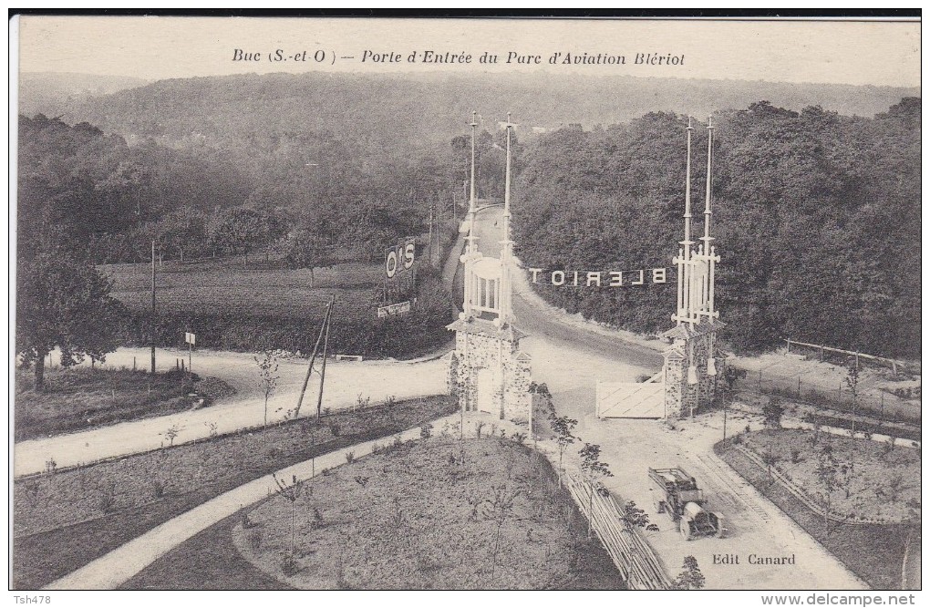 78-----BUC-AVIATION---porte D'entrée Du Parc D'aviation Blériot--voir 2 Scans - Buc