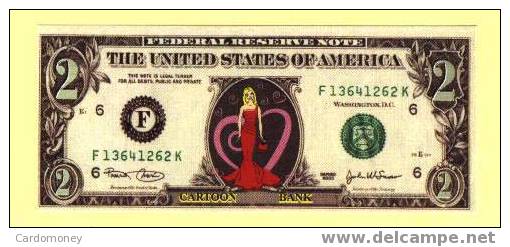 2 Dollars BARBIE (N° 328/2) - Other & Unclassified