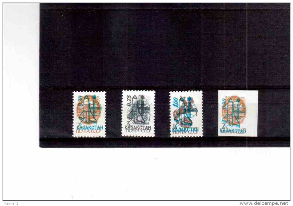 XX246  -  KAZAKISTAN  -    ORDINARIA SOPRASTAMPATA ** MNH   /  CAT. UNIFICATO NR. 8/11 - Kazakistan