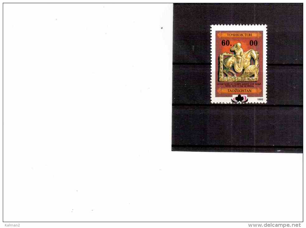 XX589    -   TAGIKISTAN   -   NR. 1 SOPRASTAMPATO  ** MNH   /   CAT.UNIFICATO NR.  12 - Tagikistan