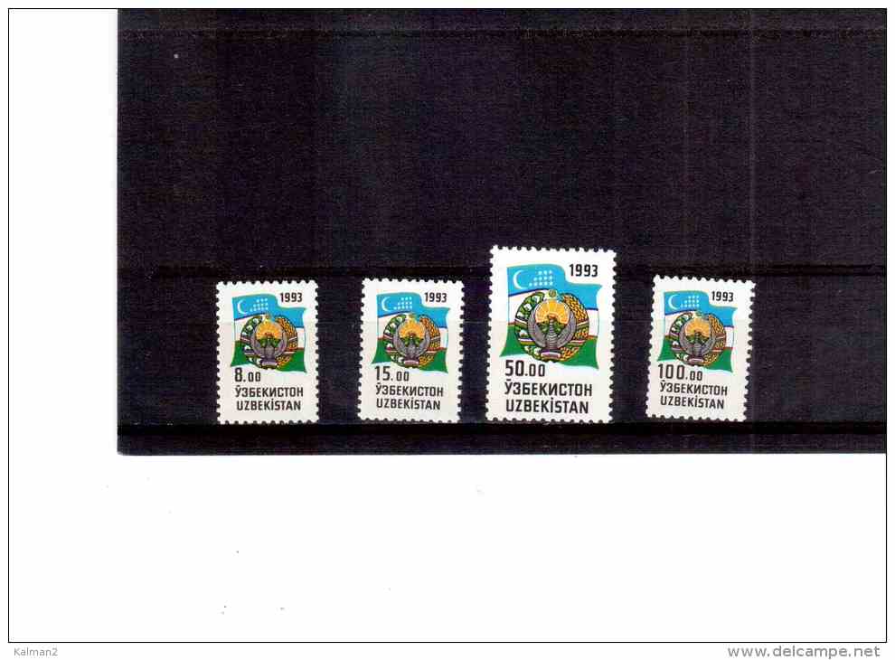 XX1401   -  UZBEKISTAN   -   SERIE ORDINARIA  ** MNH  /  CAT.UNIFICATO NR. 26/29 - Uzbekistan