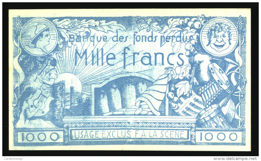 1000 Francs - Billet De Scène - ( N° 509 - 2  ) - Ficción & Especímenes