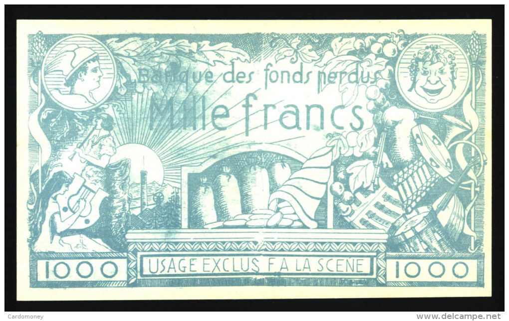 1000 Francs - Billet De Scène - ( N° 509 - 2  ) - Ficción & Especímenes