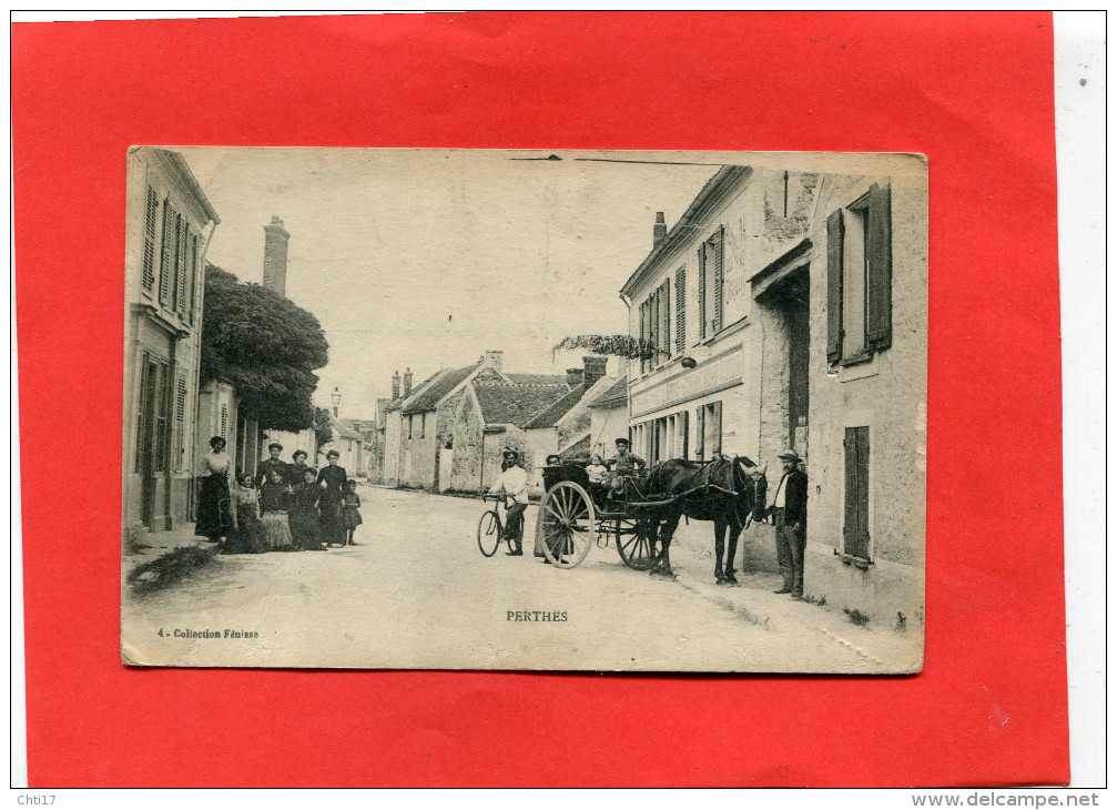 PERTHES   1907   LA GRANDE RUE    CIRC OUI EDIT - Perthes