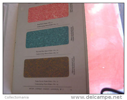 PARSONS varnish japan colour manufactury,  booklet 1920 PARSO-Glaze litho colors illustrations London ART