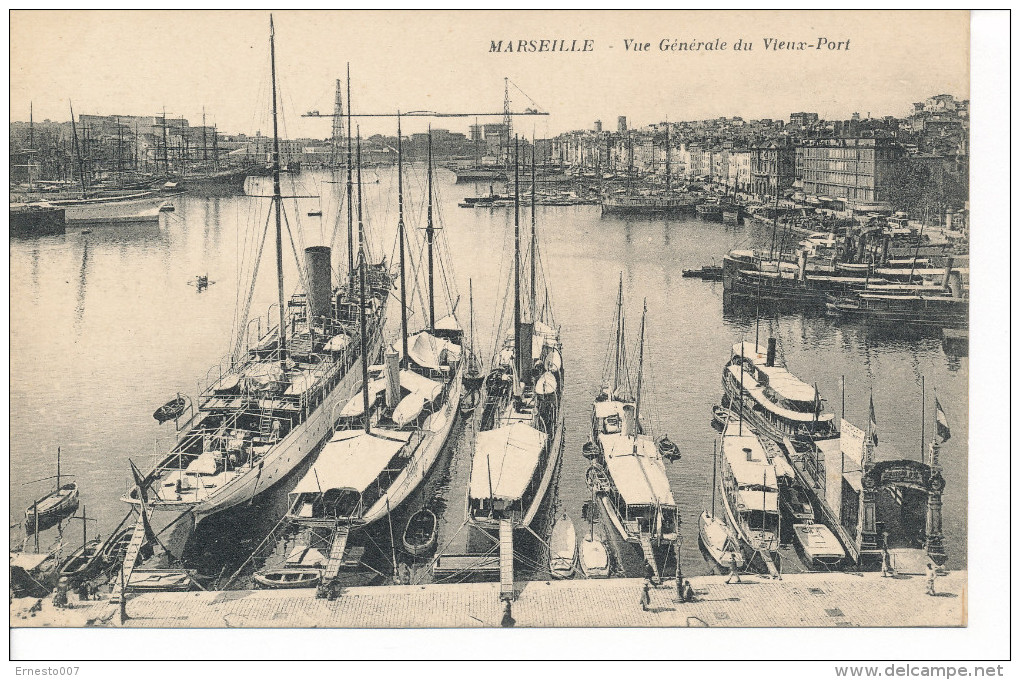 Frankreich/France, CP/PK Marseille, - Ungebraucht, 19?? - Siehe Scan *) - Vieux Port, Saint Victor, Le Panier