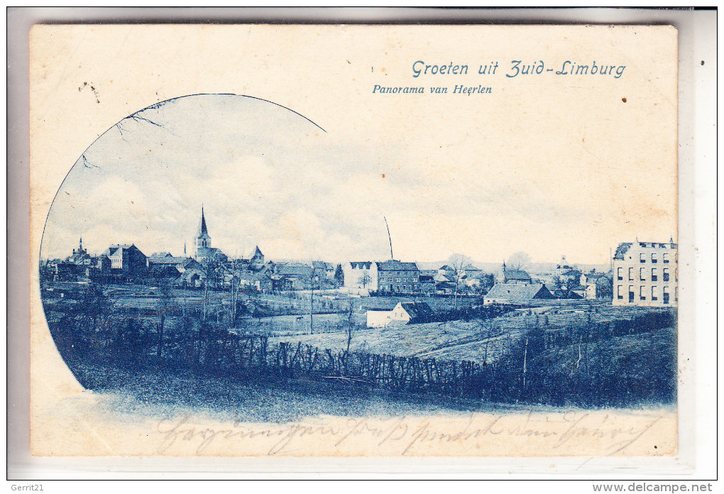 NL - LIMBURG - HEERLEN, Panorama, 1901 - Heerlen