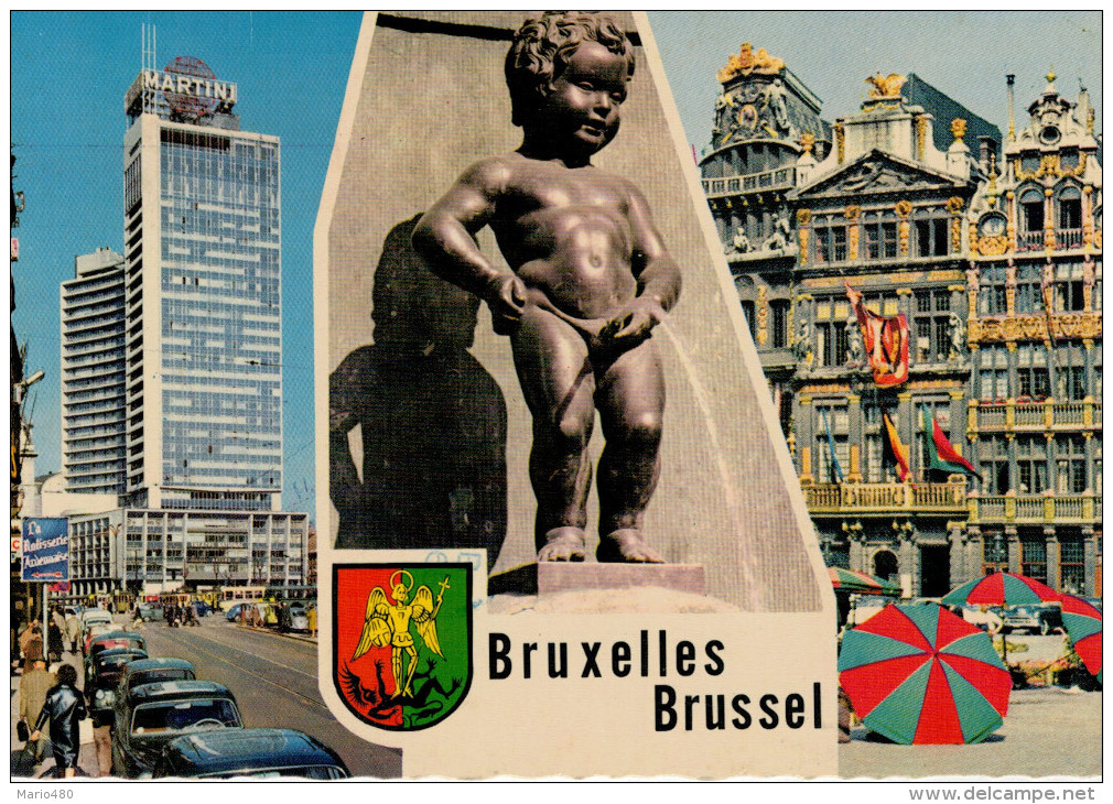 SOUVENIR  DE  BRUXELLES       (VIAGGIATA) - Altri & Non Classificati