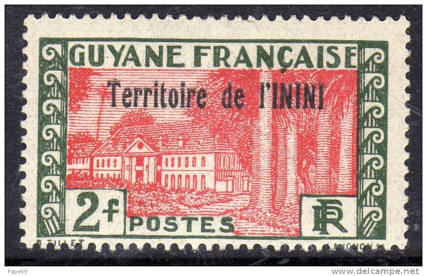 Inini N° 24 + 25 + 26  XX Timbres De Guyane Surchargé : Les 3 Valeurs Sans Charnière TB - Ongebruikt