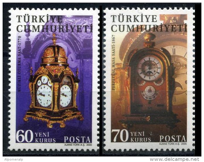 TURKEY 2005 (**) - Mi. 3454-55, The Clocks - Neufs