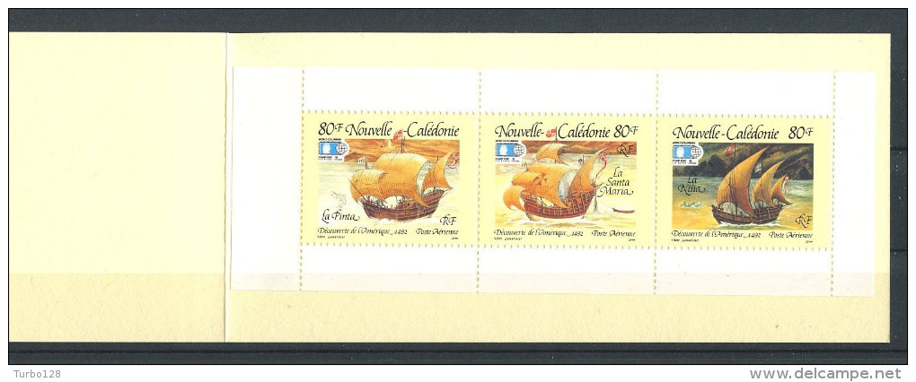 Nlle CALEDONIE 1992 Carnet N° C283 **  Neuf = MNH Superbe Bateaux Boats Ships Sailboat Colomb - Libretti