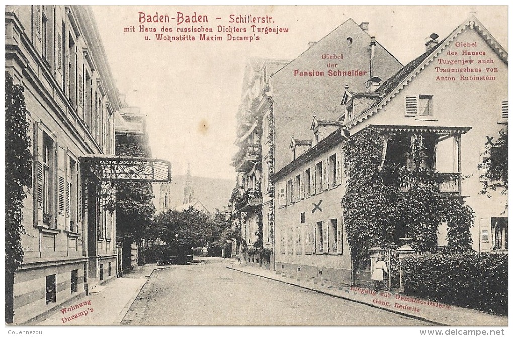 G 437 BADEN BADEN SCHILLERSTR. - Baden-Baden