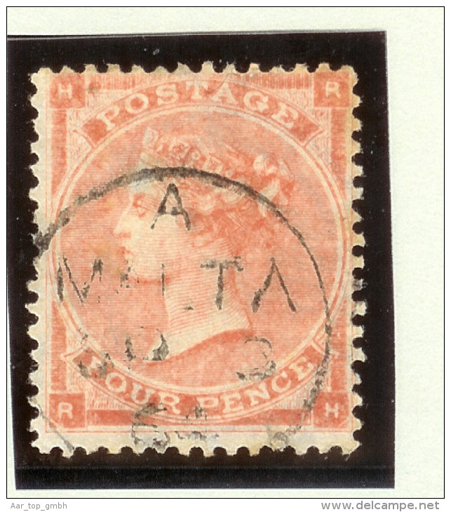 Malta 1864 GB Mi#19 Mit O Malta - Malte