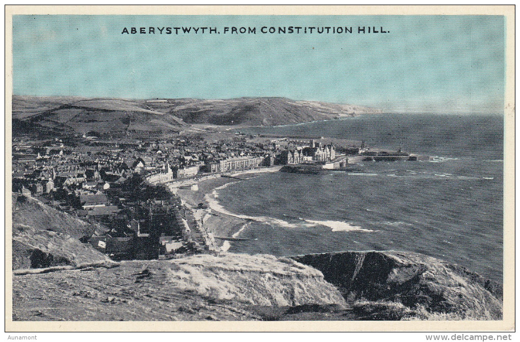 Reino Unido--Gales-Aberystwyth,from Constitution Hill - Cardiganshire