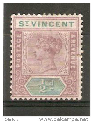 ST VINCENT 1899 ½d  SG 67 MOUNTED MINT - St.Vincent (...-1979)