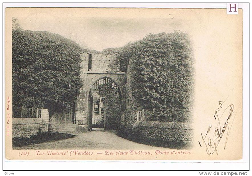 CPA( 85) LES ESSARTS- Le Vieux Château - Porte D´entrée - (010) - Les Essarts