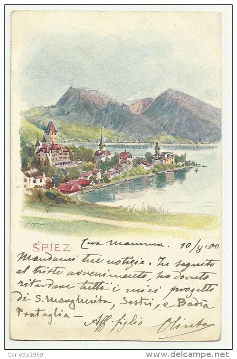 SPIEZ ILLUSTRATA VIAGGIATA F.P. - Spiez