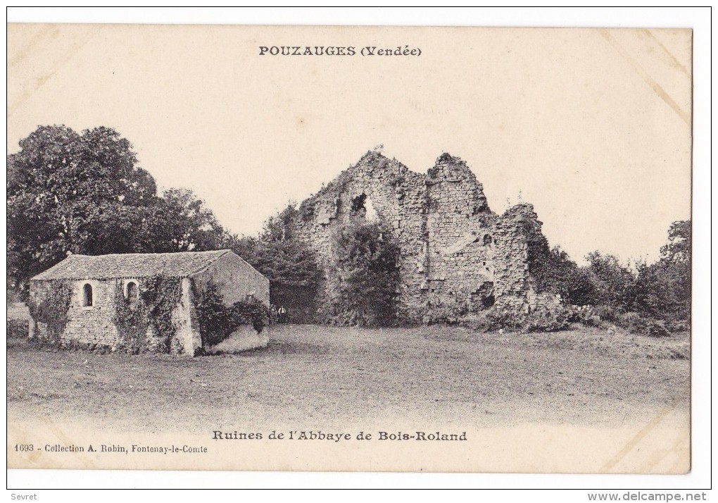 POUZAUGES. - Ruines De L'Abbaye De Bois Roland - Pouzauges