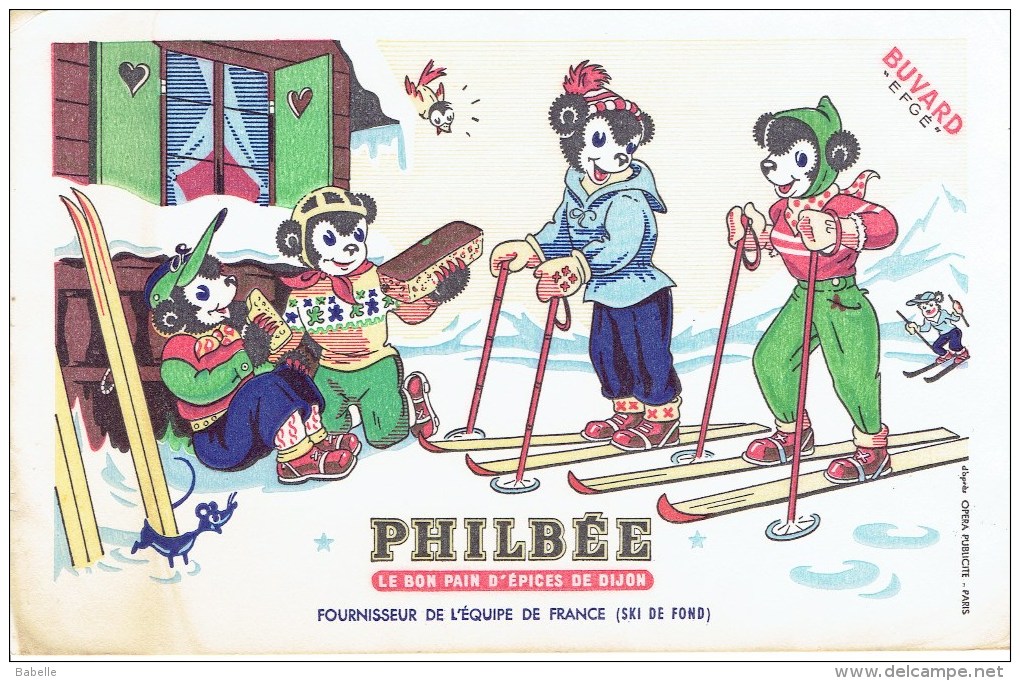 3 Buvards Pain D'EPICES " PHILBEE " - Gingerbread