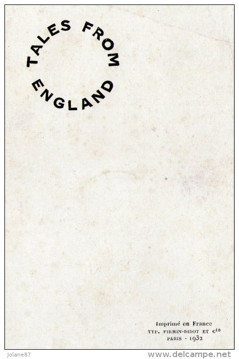 LIVRE EN ANGLAIS    TREASURE ISLAND   1932      TALES FROM ENGLAND      EDITEUR HENRI DIDIER - Contes De Fées Et Fantastiques