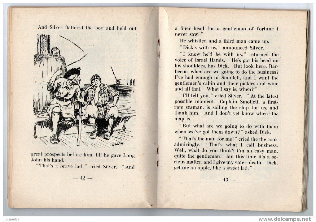 LIVRE EN ANGLAIS    TREASURE ISLAND   1932      TALES FROM ENGLAND      EDITEUR HENRI DIDIER - Contes De Fées Et Fantastiques