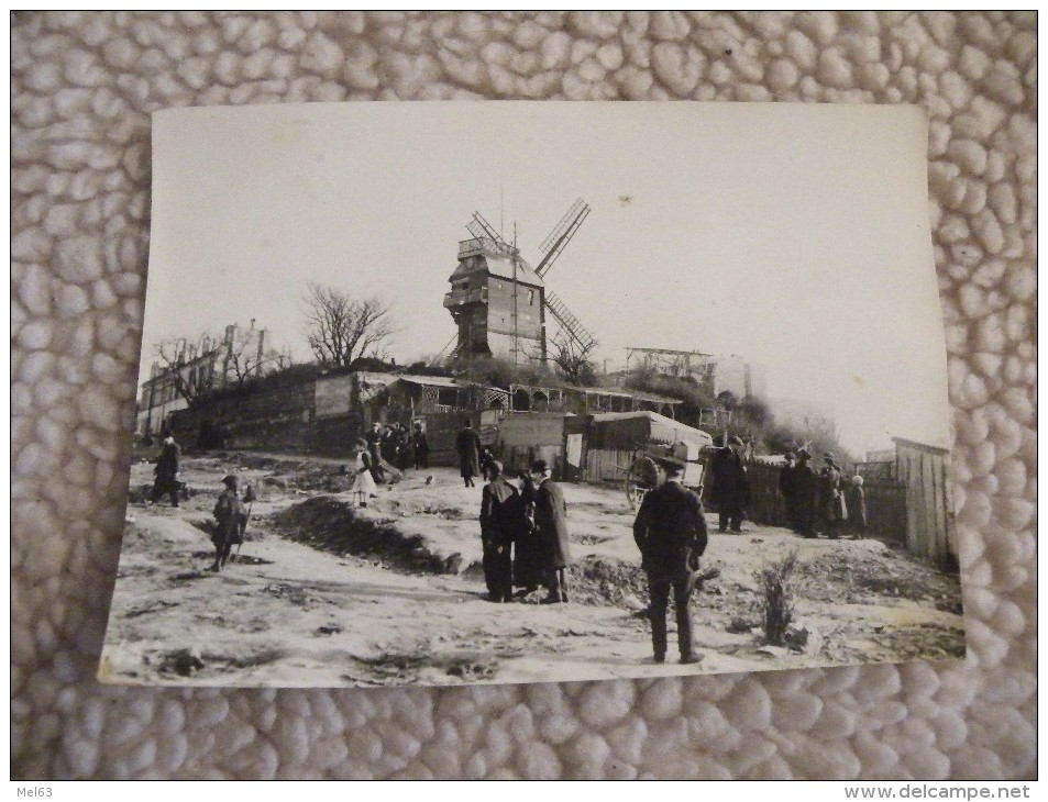 A297. CPSM. 75. PARIS 1900.  Le Moulin De La Galette.  Beau Plan Animé. Non écrite - Lots, Séries, Collections