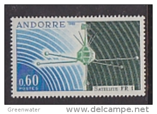 Andorra Fr. 1965 Satellite FR 1 ** Mnh (22473) - Europe