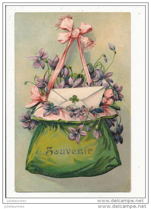 SOUVENIR VIOLETTES DE TOULOUSE CPA GAUFRE BON ETAT - Andere & Zonder Classificatie