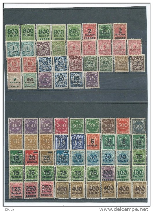 Lot - Germany >Empire > 1920-1923 > Unused Stamps - Lots & Kiloware (mixtures) - Max. 999 Stamps