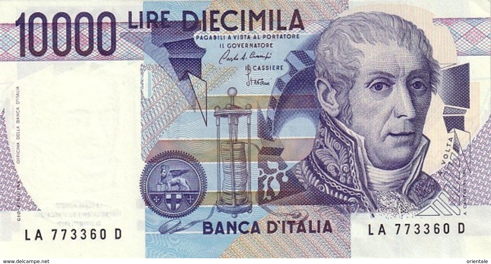 ITALY P. 112a 10000 L 1984 UNC - 10000 Lire